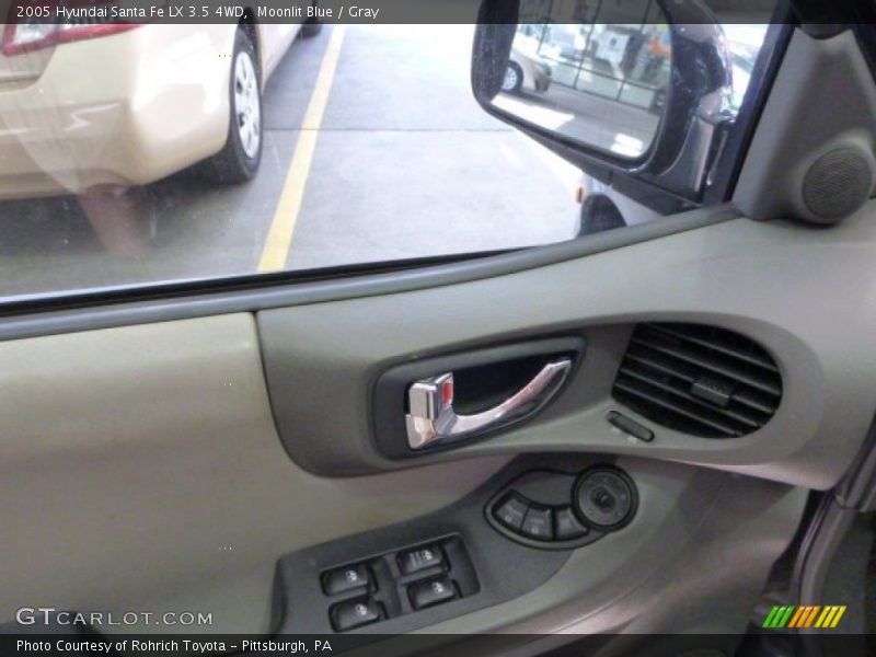 Moonlit Blue / Gray 2005 Hyundai Santa Fe LX 3.5 4WD