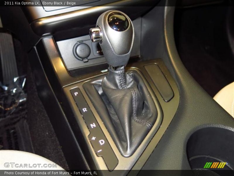 Ebony Black / Beige 2011 Kia Optima LX