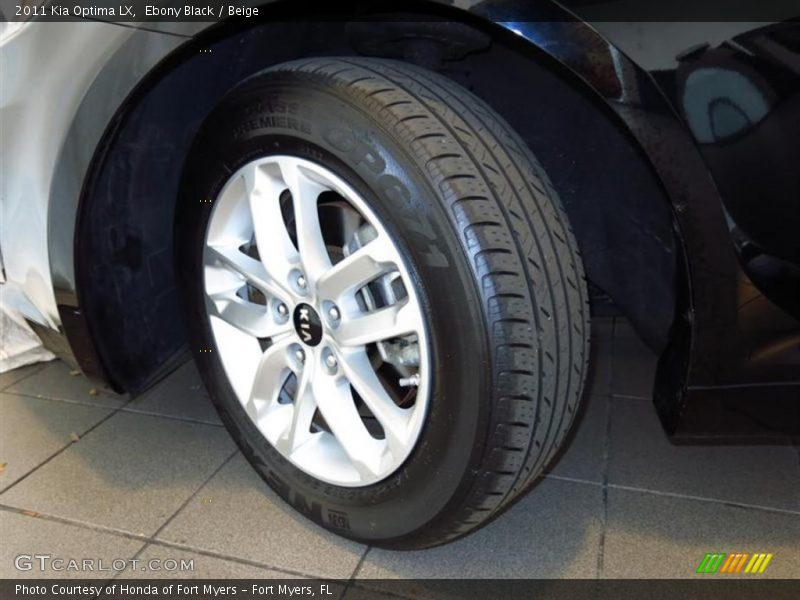 Ebony Black / Beige 2011 Kia Optima LX