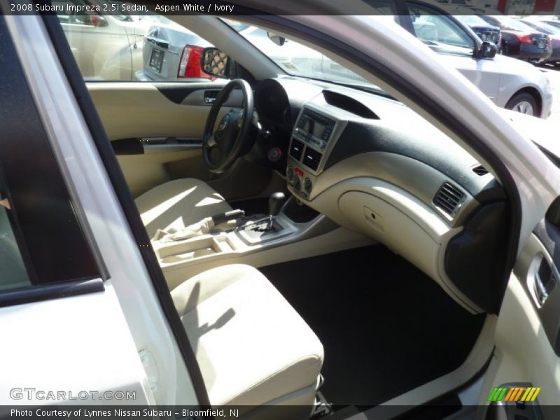 Aspen White / Ivory 2008 Subaru Impreza 2.5i Sedan