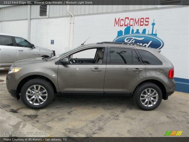 Mineral Gray Metallic / Medium Light Stone 2013 Ford Edge SEL