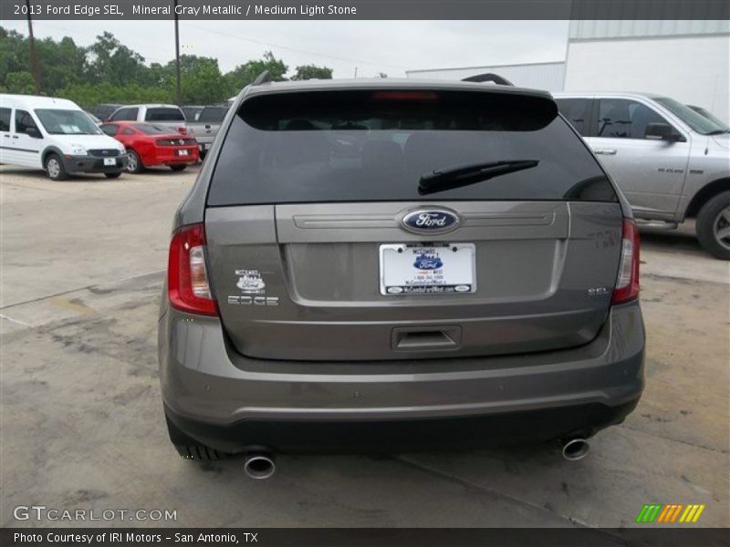 Mineral Gray Metallic / Medium Light Stone 2013 Ford Edge SEL