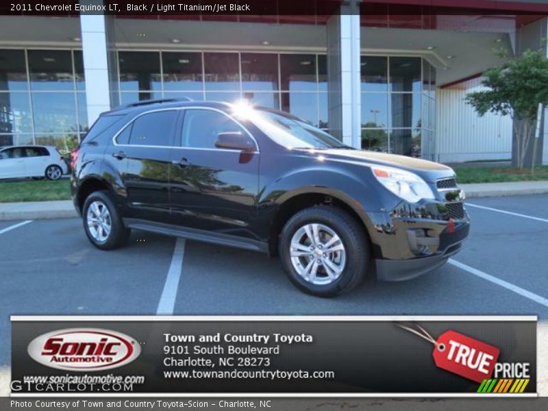 Black / Light Titanium/Jet Black 2011 Chevrolet Equinox LT