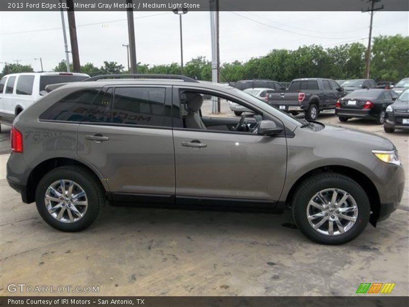 Mineral Gray Metallic / Medium Light Stone 2013 Ford Edge SEL