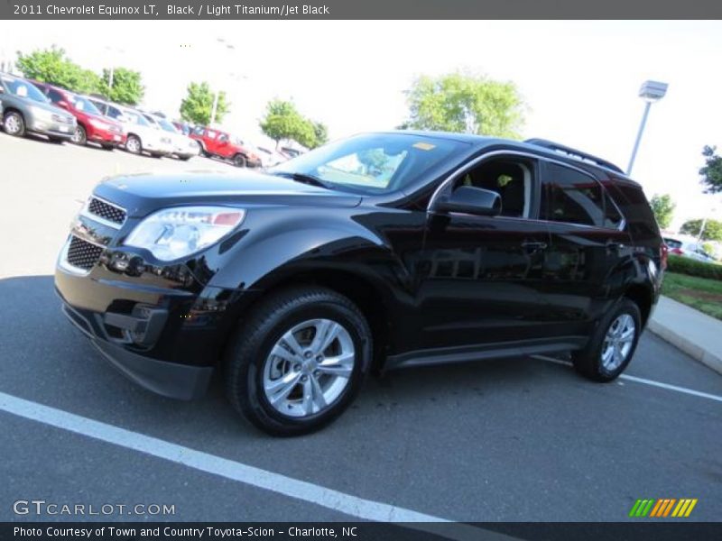 Black / Light Titanium/Jet Black 2011 Chevrolet Equinox LT