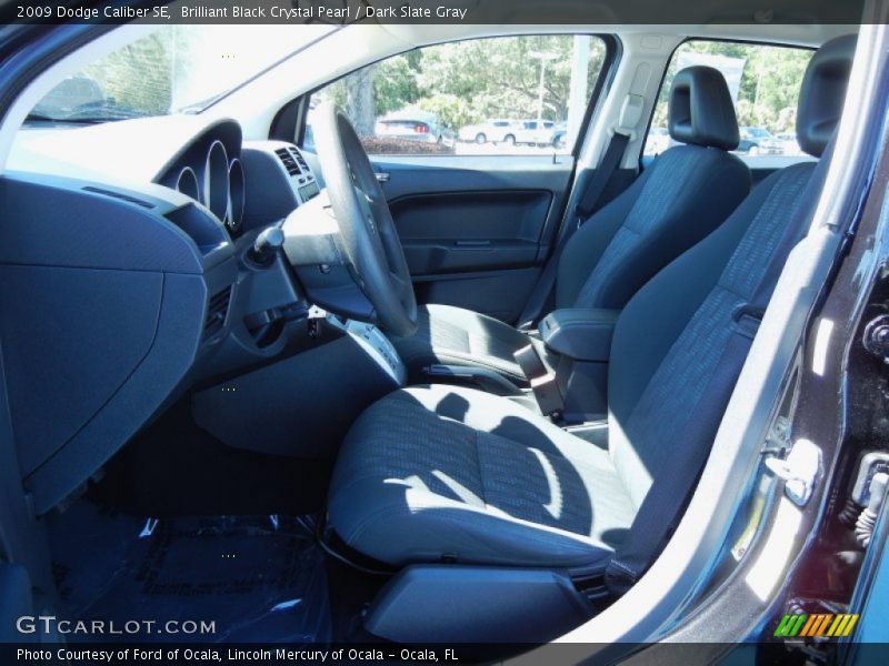 Brilliant Black Crystal Pearl / Dark Slate Gray 2009 Dodge Caliber SE