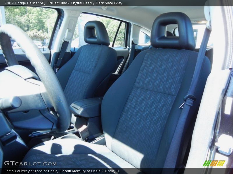 Brilliant Black Crystal Pearl / Dark Slate Gray 2009 Dodge Caliber SE