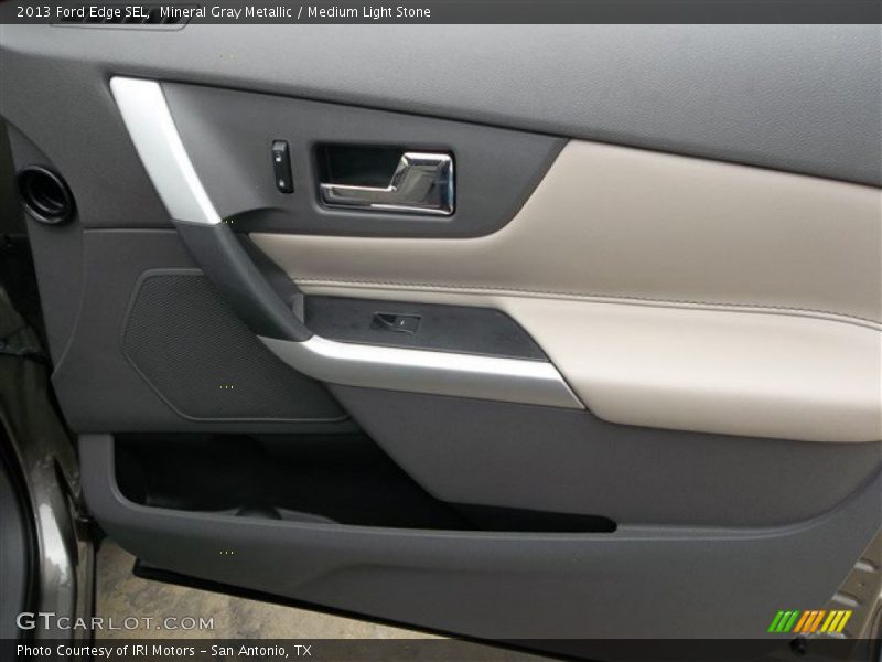 Mineral Gray Metallic / Medium Light Stone 2013 Ford Edge SEL