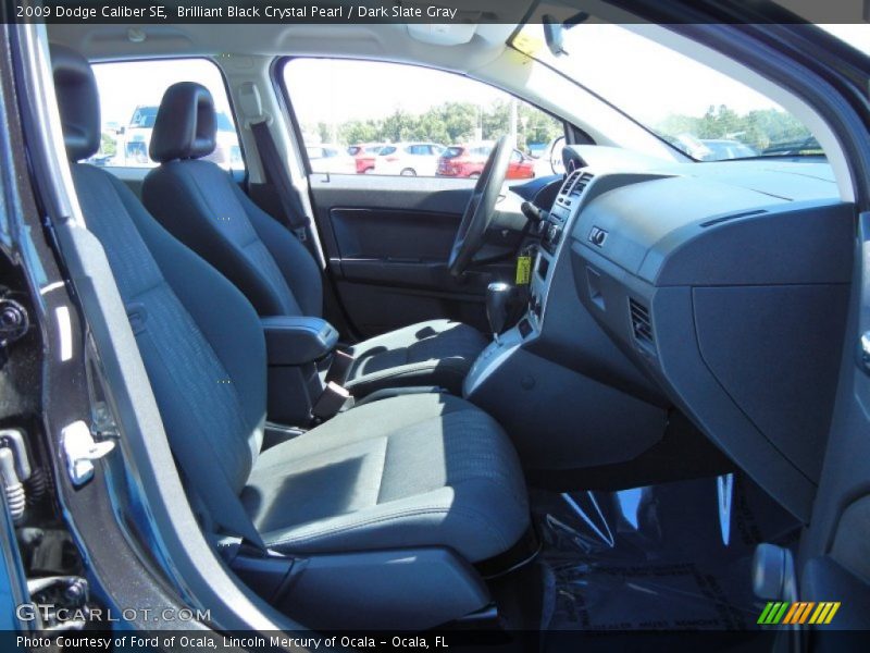 Brilliant Black Crystal Pearl / Dark Slate Gray 2009 Dodge Caliber SE