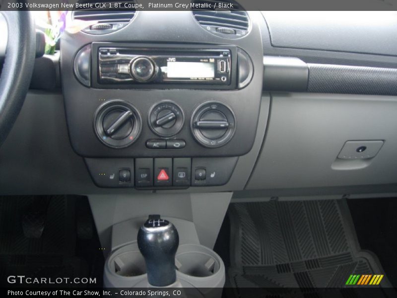 Platinum Grey Metallic / Black 2003 Volkswagen New Beetle GLX 1.8T Coupe