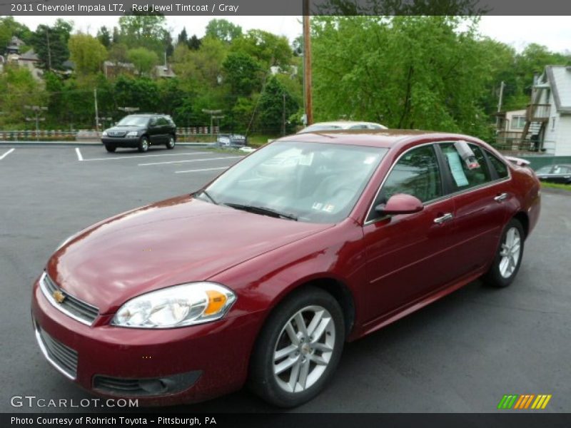 Red Jewel Tintcoat / Gray 2011 Chevrolet Impala LTZ