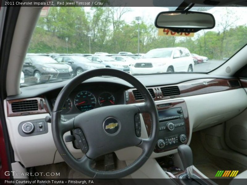 Red Jewel Tintcoat / Gray 2011 Chevrolet Impala LTZ