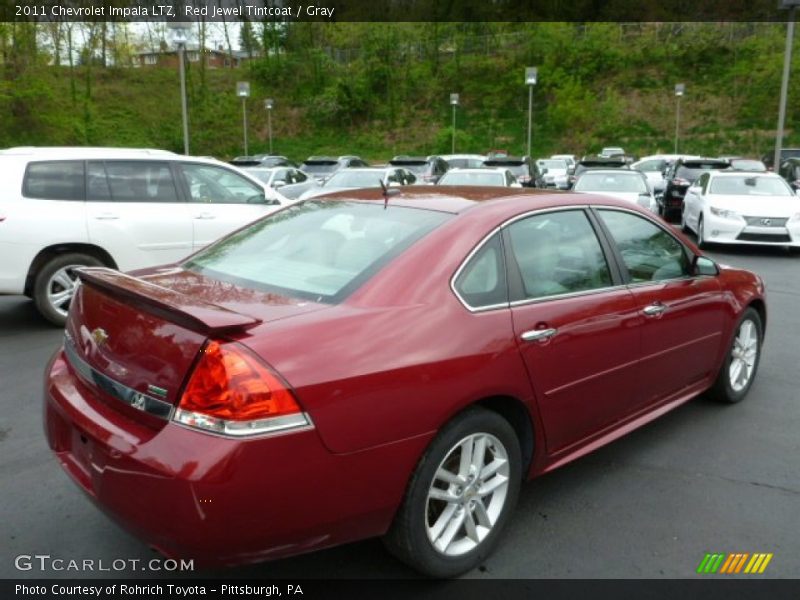 Red Jewel Tintcoat / Gray 2011 Chevrolet Impala LTZ