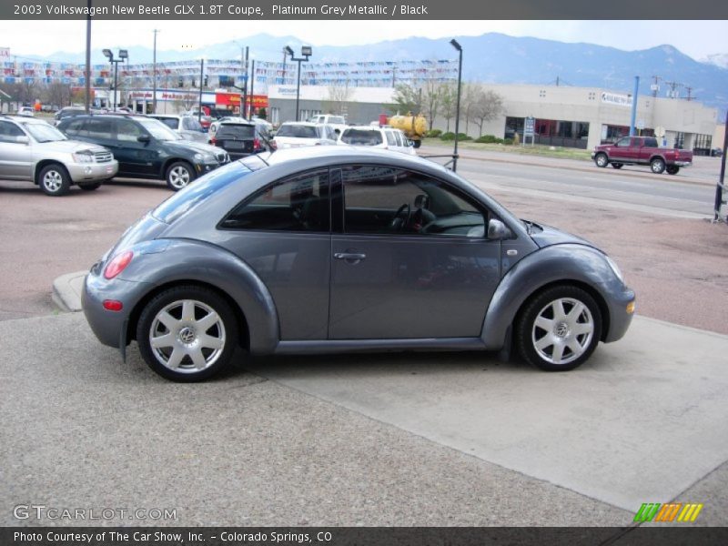 Platinum Grey Metallic / Black 2003 Volkswagen New Beetle GLX 1.8T Coupe