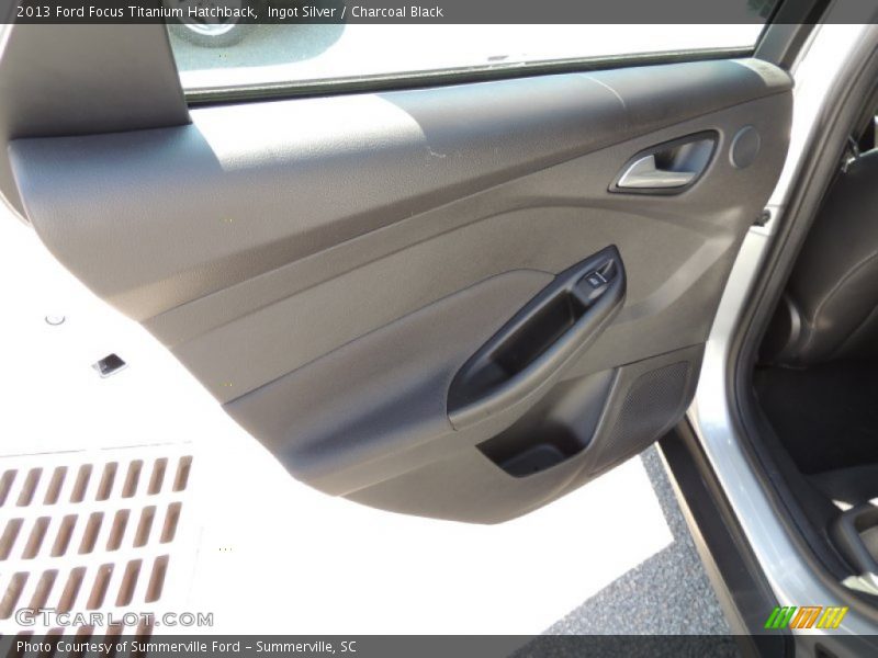 Ingot Silver / Charcoal Black 2013 Ford Focus Titanium Hatchback