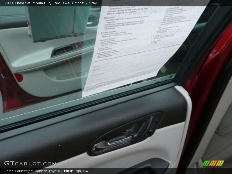 Red Jewel Tintcoat / Gray 2011 Chevrolet Impala LTZ