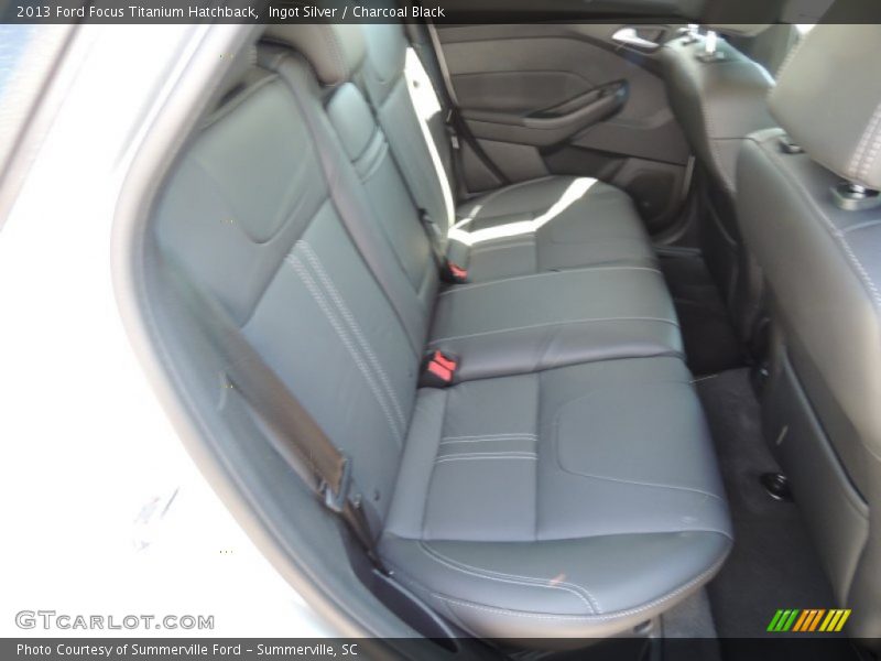 Ingot Silver / Charcoal Black 2013 Ford Focus Titanium Hatchback