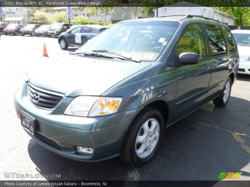 Rainforest Green Mica / Beige 2001 Mazda MPV ES