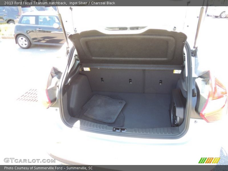 Ingot Silver / Charcoal Black 2013 Ford Focus Titanium Hatchback