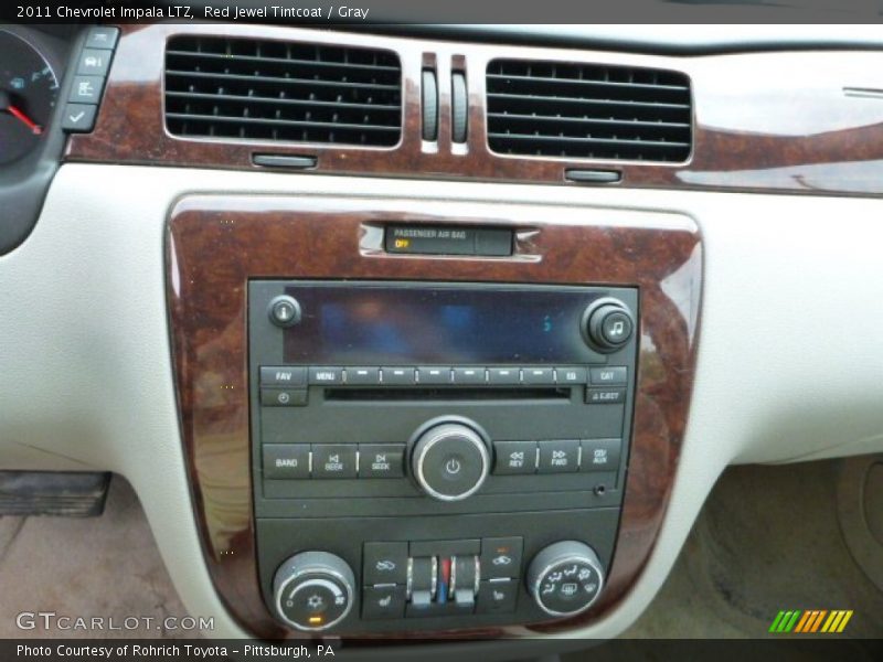 Red Jewel Tintcoat / Gray 2011 Chevrolet Impala LTZ