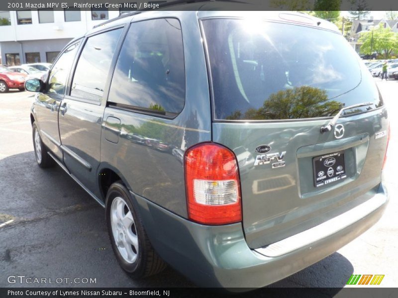 Rainforest Green Mica / Beige 2001 Mazda MPV ES