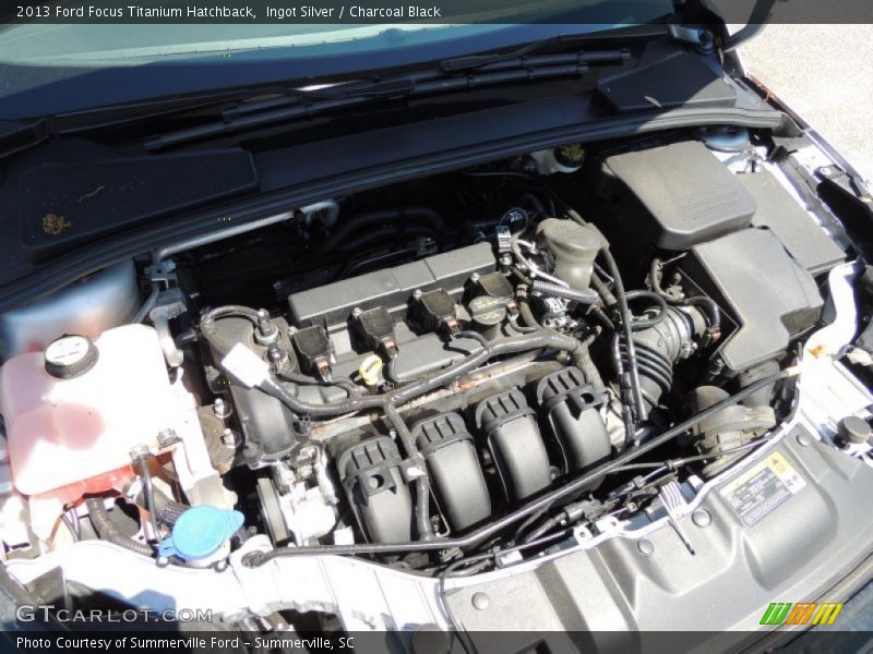 Ingot Silver / Charcoal Black 2013 Ford Focus Titanium Hatchback