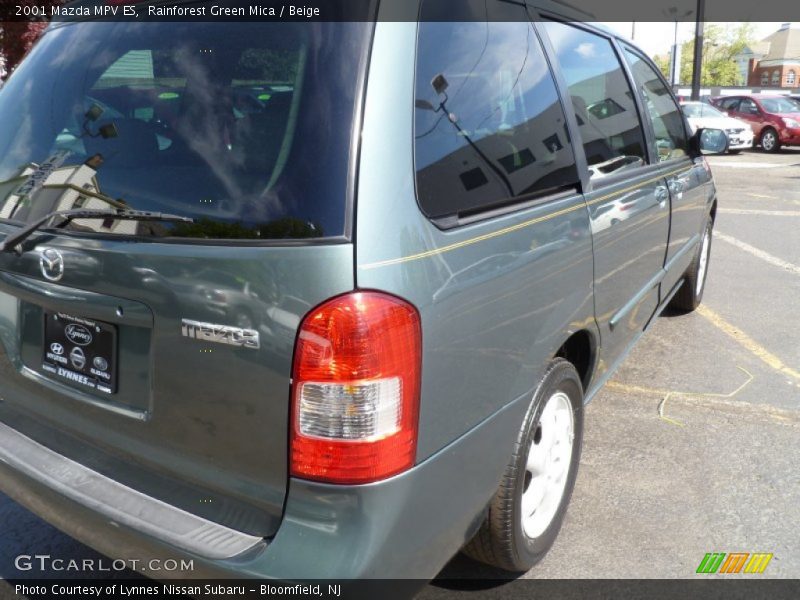 Rainforest Green Mica / Beige 2001 Mazda MPV ES