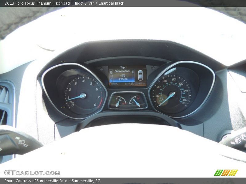 Ingot Silver / Charcoal Black 2013 Ford Focus Titanium Hatchback