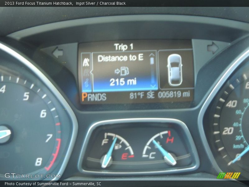 Ingot Silver / Charcoal Black 2013 Ford Focus Titanium Hatchback