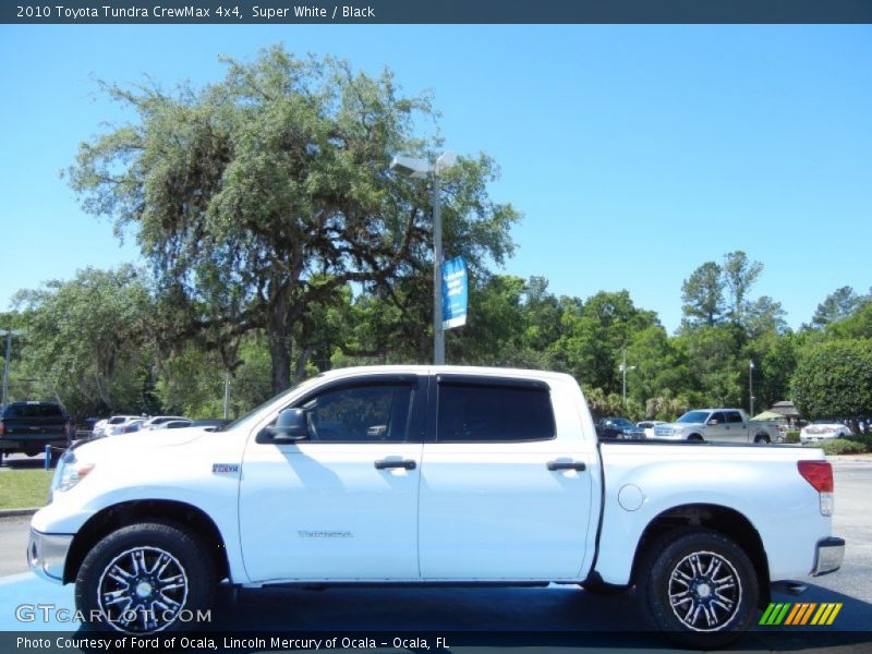 Super White / Black 2010 Toyota Tundra CrewMax 4x4