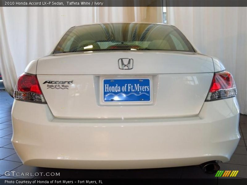 Taffeta White / Ivory 2010 Honda Accord LX-P Sedan