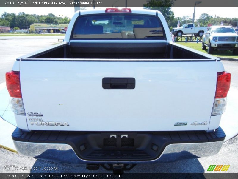 Super White / Black 2010 Toyota Tundra CrewMax 4x4