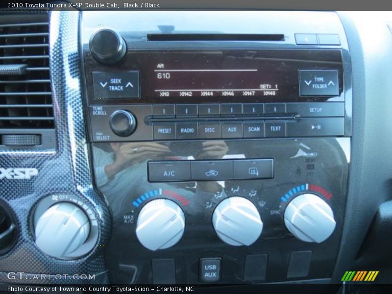 Black / Black 2010 Toyota Tundra X-SP Double Cab