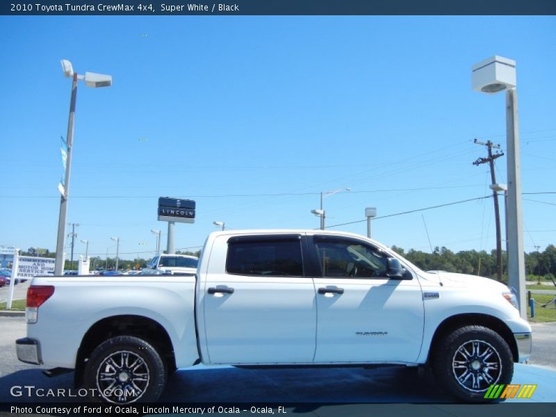 Super White / Black 2010 Toyota Tundra CrewMax 4x4