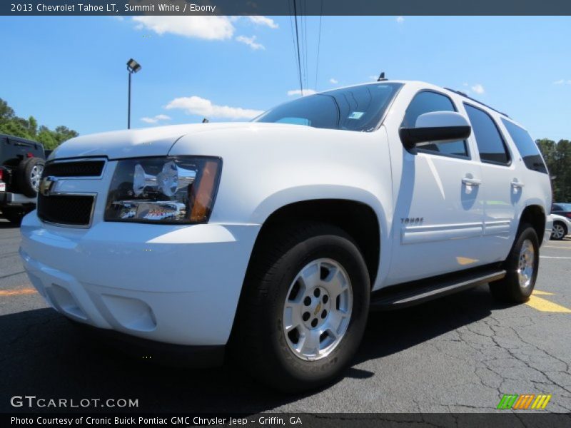 Summit White / Ebony 2013 Chevrolet Tahoe LT