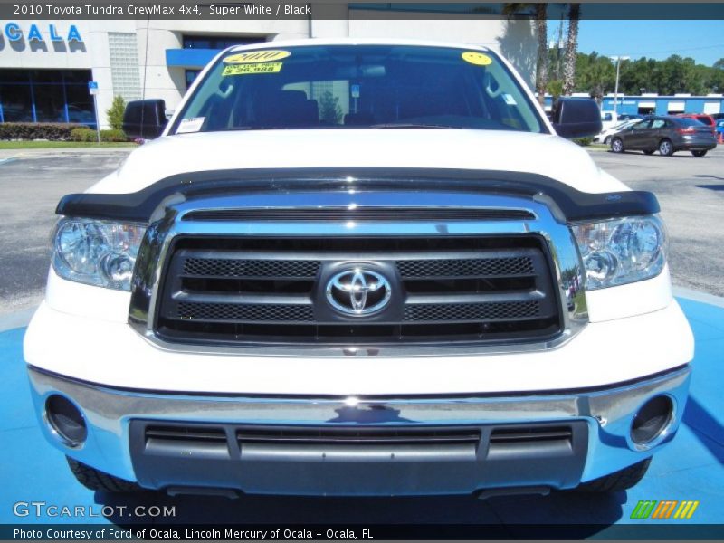 Super White / Black 2010 Toyota Tundra CrewMax 4x4