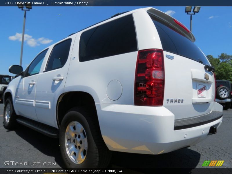 Summit White / Ebony 2013 Chevrolet Tahoe LT
