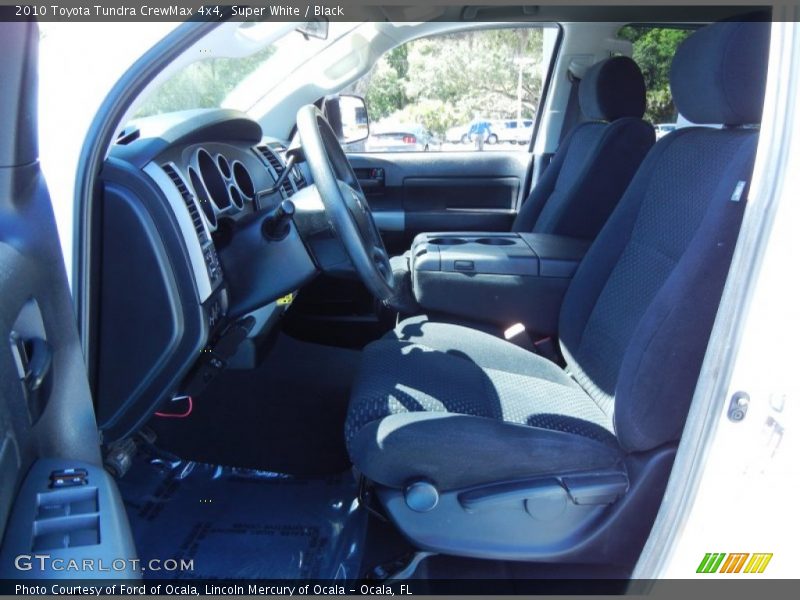 Super White / Black 2010 Toyota Tundra CrewMax 4x4