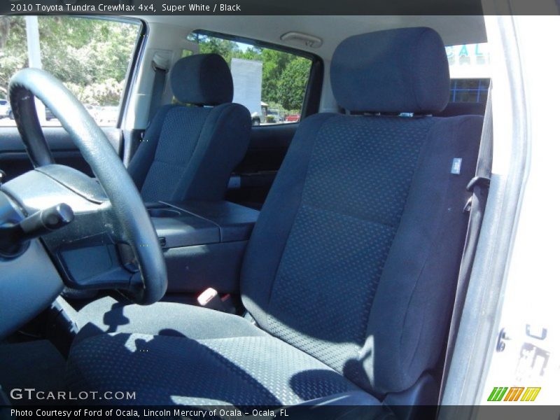 Super White / Black 2010 Toyota Tundra CrewMax 4x4