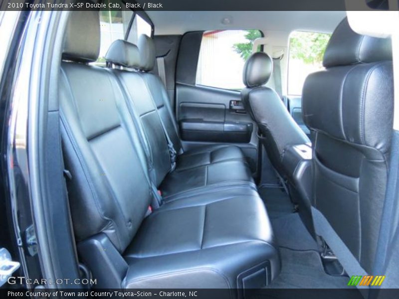 Rear Seat of 2010 Tundra X-SP Double Cab