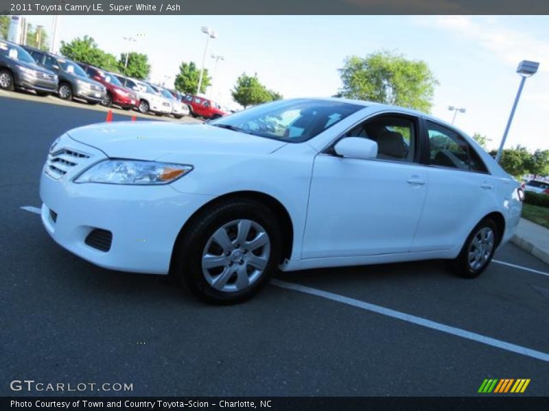 Super White / Ash 2011 Toyota Camry LE