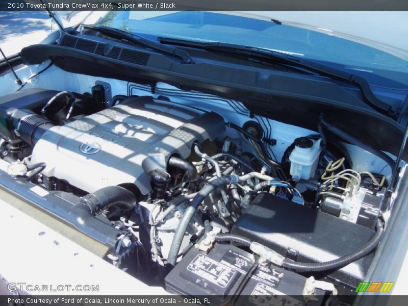 Super White / Black 2010 Toyota Tundra CrewMax 4x4
