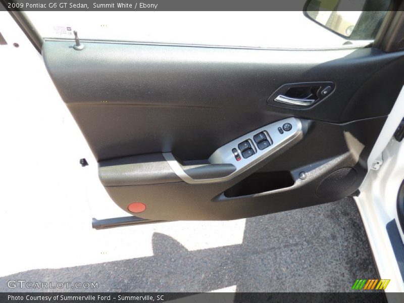 Summit White / Ebony 2009 Pontiac G6 GT Sedan