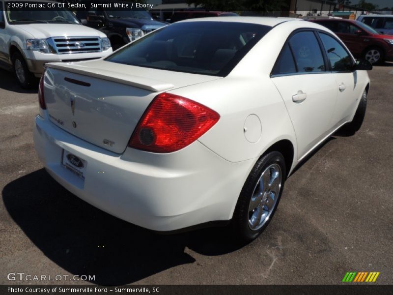 Summit White / Ebony 2009 Pontiac G6 GT Sedan