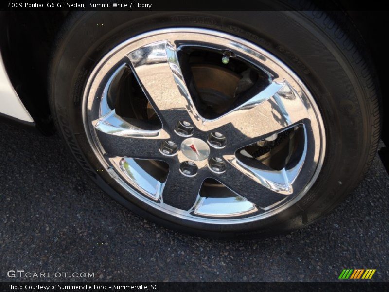 Summit White / Ebony 2009 Pontiac G6 GT Sedan