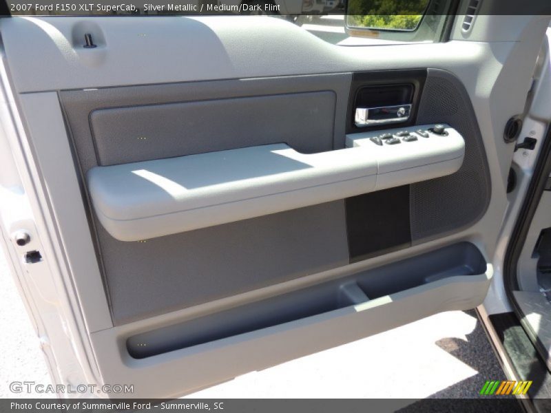 Silver Metallic / Medium/Dark Flint 2007 Ford F150 XLT SuperCab