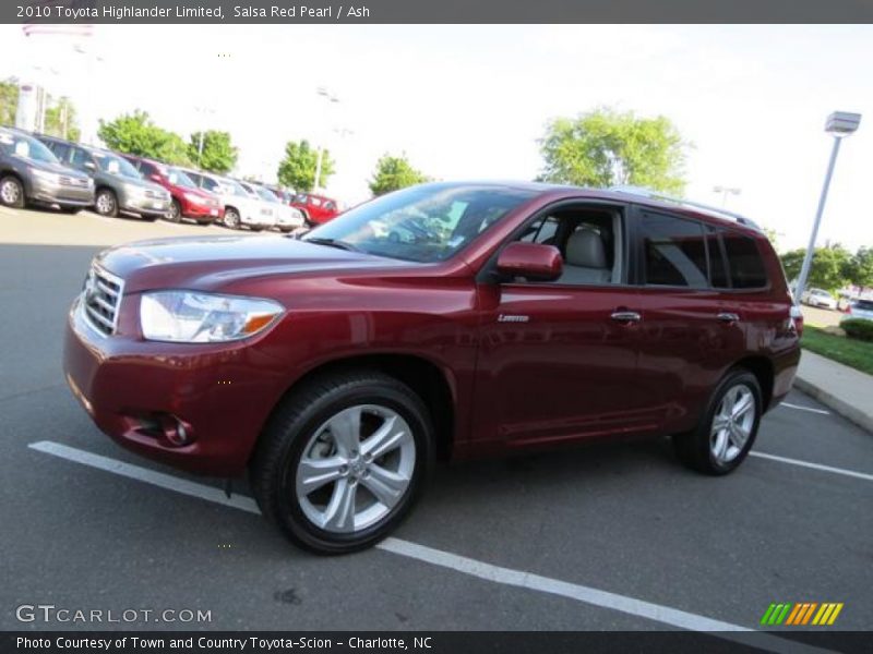 Salsa Red Pearl / Ash 2010 Toyota Highlander Limited