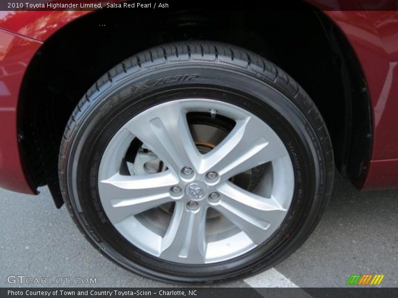 Salsa Red Pearl / Ash 2010 Toyota Highlander Limited