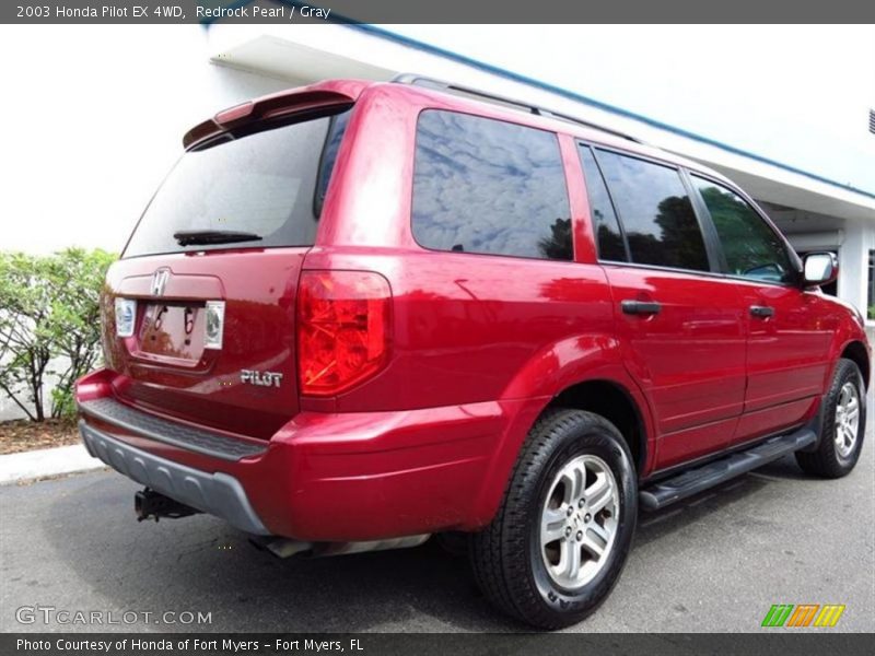 Redrock Pearl / Gray 2003 Honda Pilot EX 4WD
