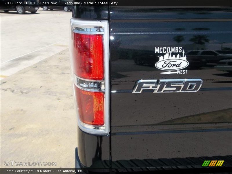 Tuxedo Black Metallic / Steel Gray 2013 Ford F150 XL SuperCrew
